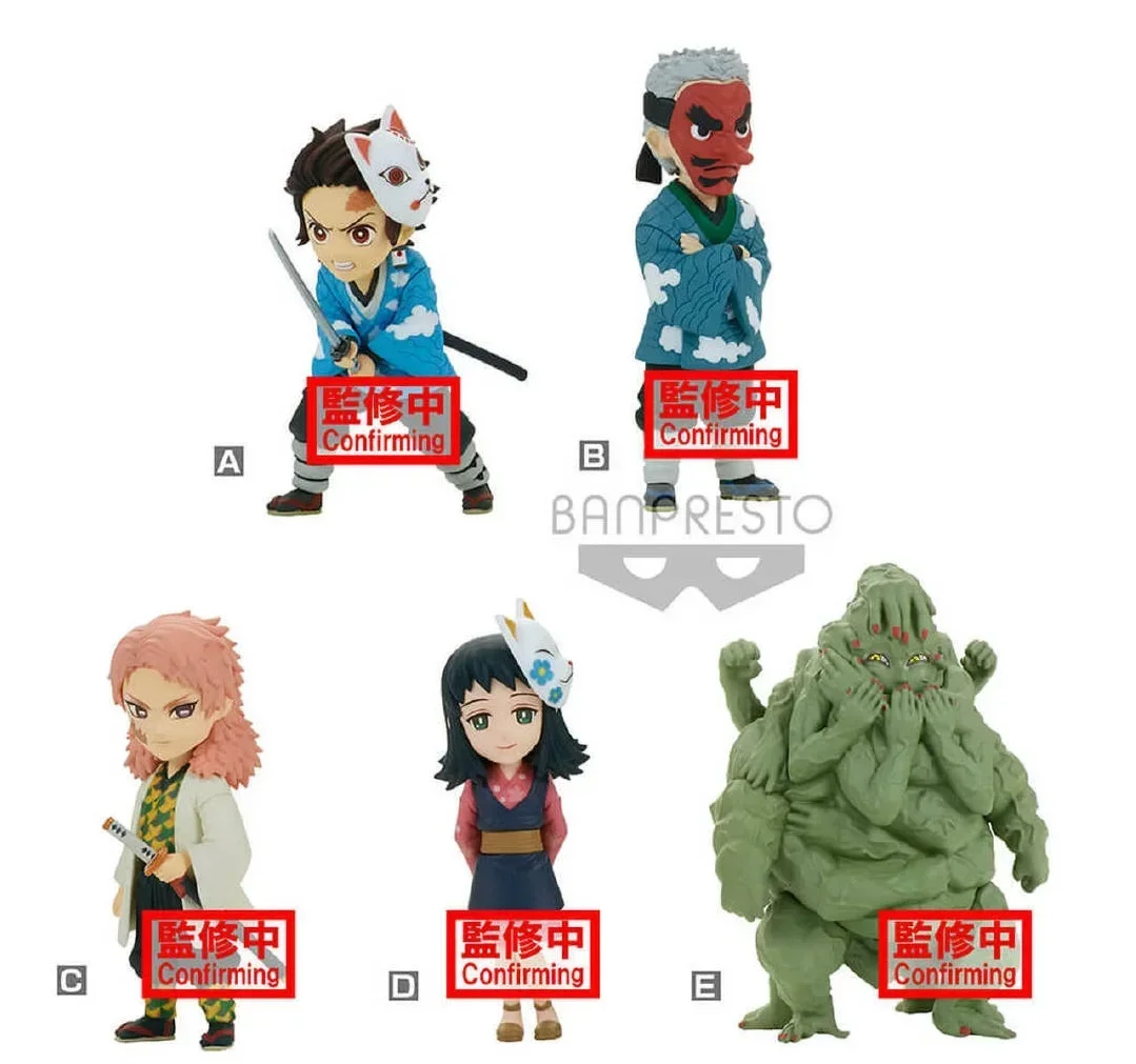 Bandai oryginalne WCF Anime Demon Slayer ostateczny wybór 1 Kamado Tanjirou Urokodaki Sakonji Teoni figurka zabawki dla dzieci lalki prezent