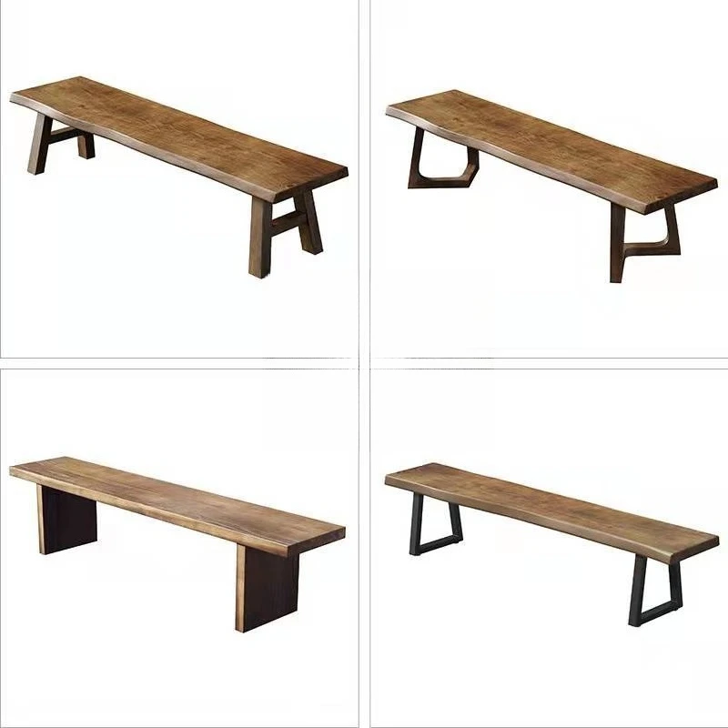 

Тип доски из цельного дерева, креативная скамейка для отдыха в китайском стиле, ретро для проживания в семье