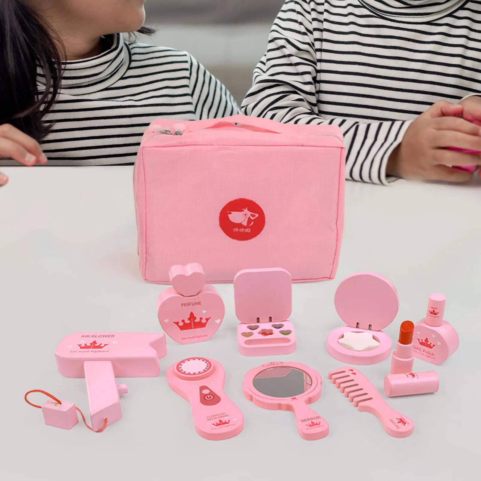 Children's Makeup Toy Set Washable Fashion Pretend Makeup Kits with Handbag Little Girls Gift for Children Little Girls Gifts