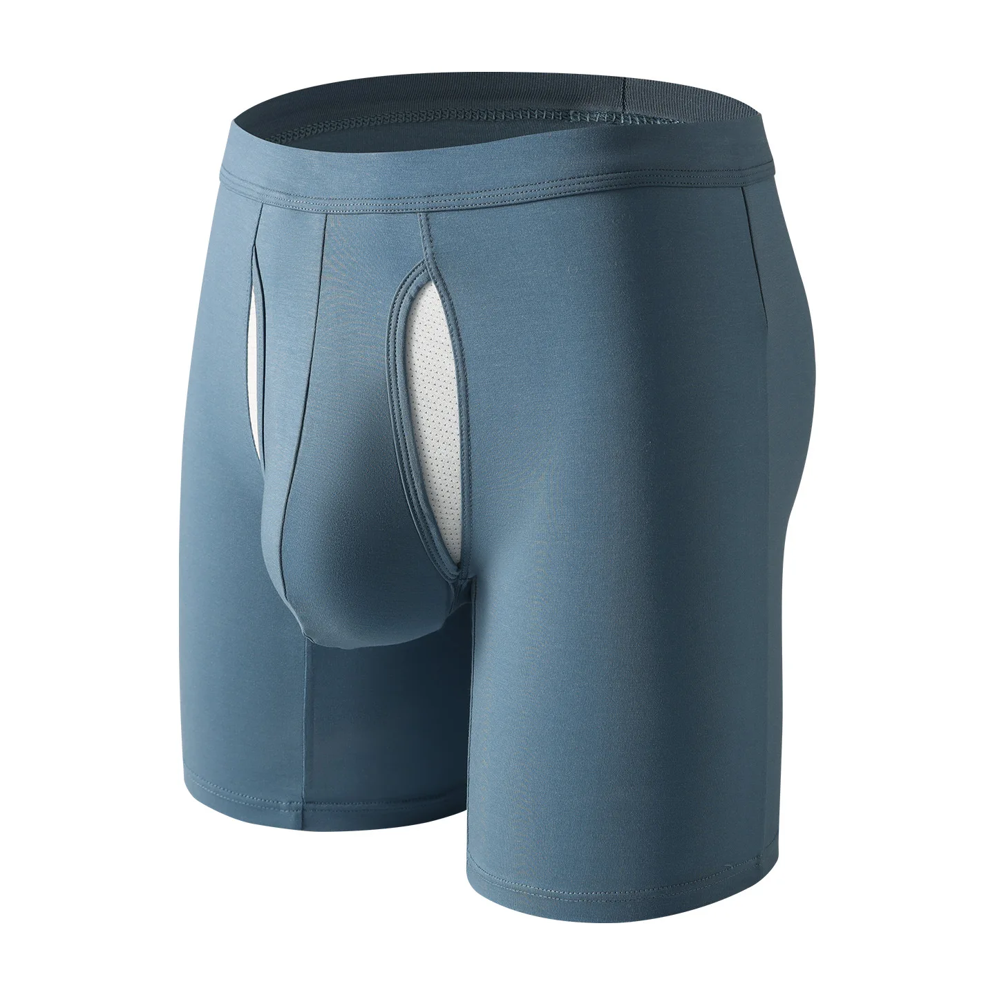 

Men's Boxer Shorts Breathable Underwear Man Soft Lyocell Boxers Male Underpants Solid Bullet Separation Pouch Panties Ropa M-XXL