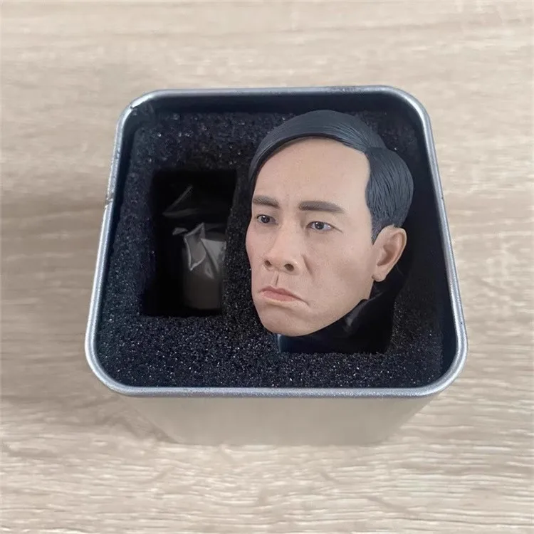 1/6 Male Solider Head Chen Xiaochun Asia Singer Actor Star Jordan Chan Carving Sculpt  Model Collection For 12