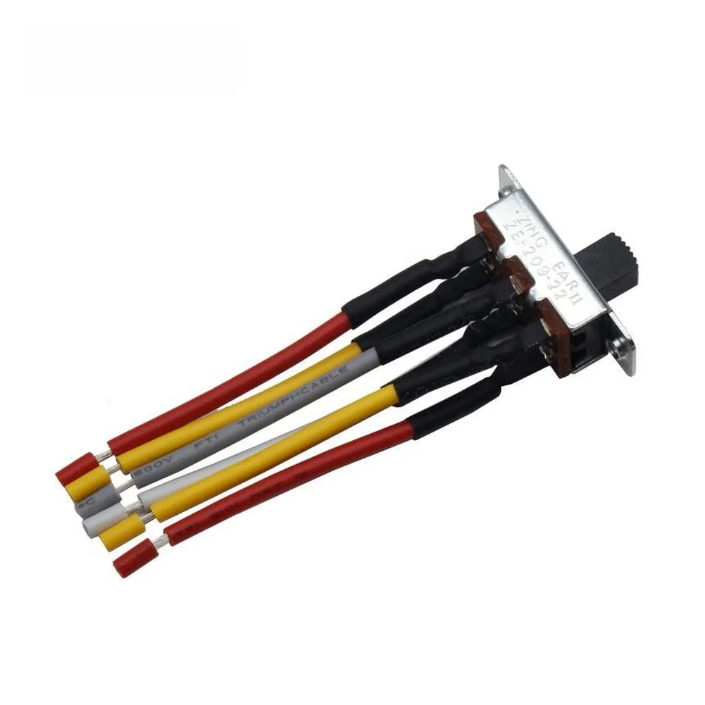 1pc DPDT ON-ON 3A 250VAC Switch 6 Pin 2 Position FOR TOGGLE Switch With Wire Harness For Electronic Applications Control
