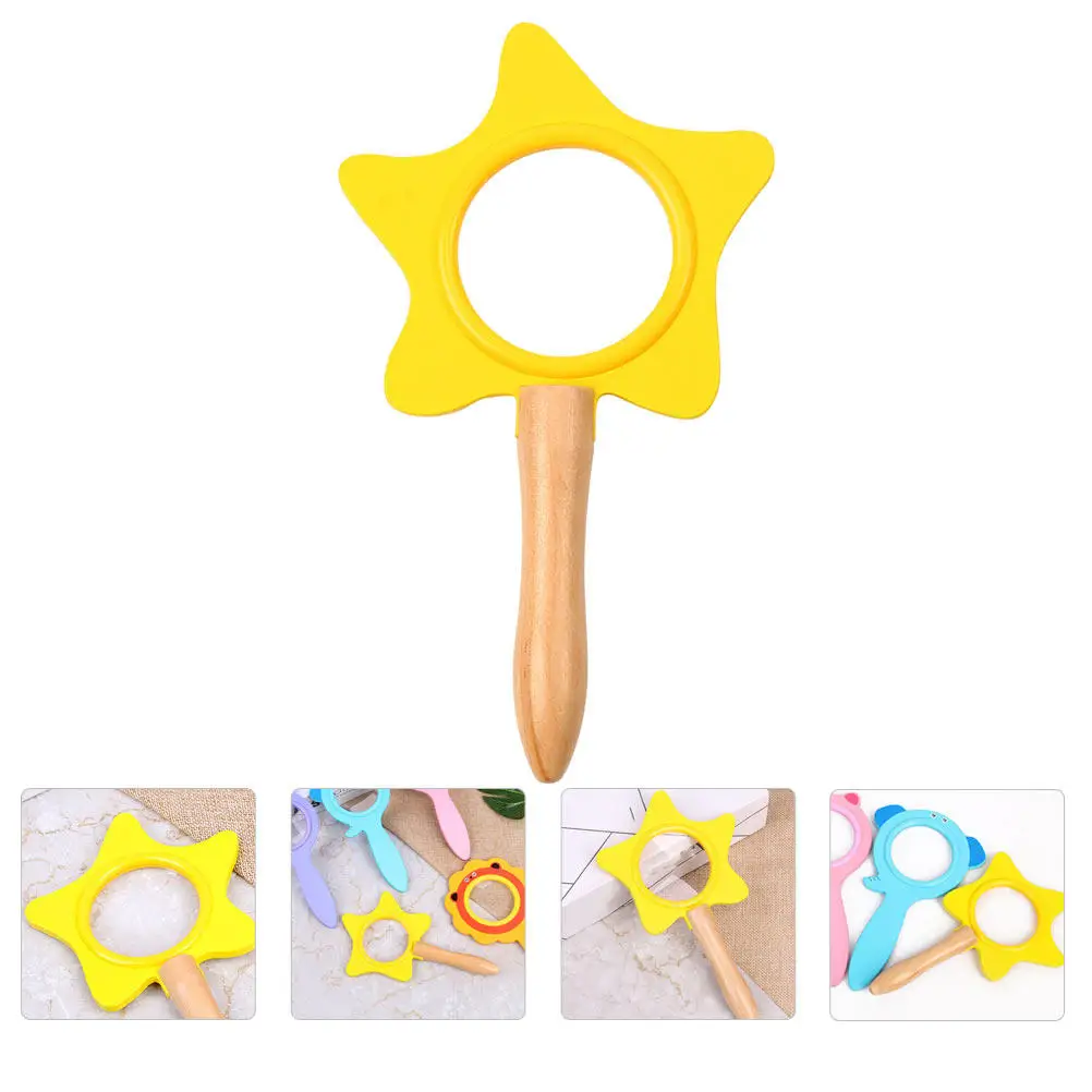 

Портативная мультяшная лупа, легкая детская лупа для наблюдений, миниатюрная ручная лупа для научных экспериментов