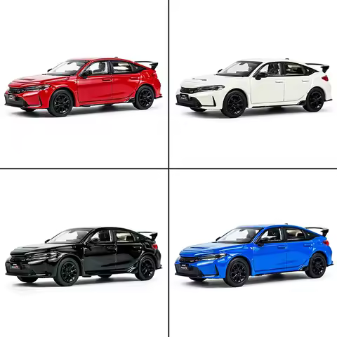 1: 64 Original for Civic Car Model CIVIC Type R FL5 Simulation Alloy Car Model Ornament Collection Appreciation Gift
