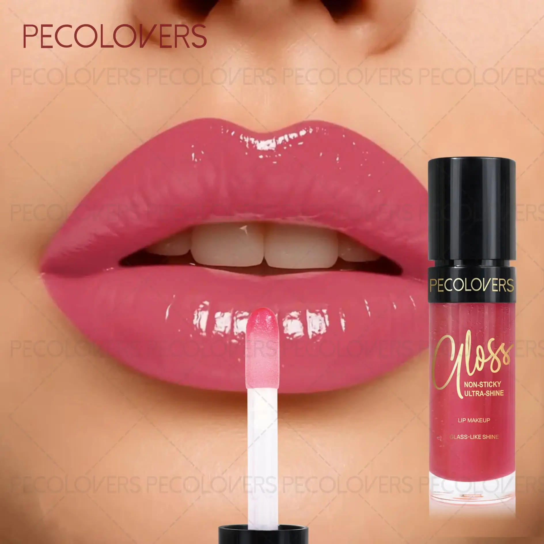 1PC Lip Gloss, Moisturizing Lip Gloss, Color-developing Lip Gloss, Moisturizing and Silky Paste, Carry It with You