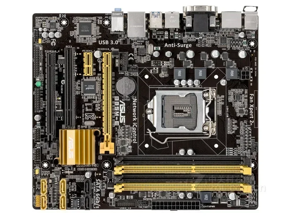 

B85M-E Материнская плата для настольных ПК B85 LGA1150 i3 i5 i7 DDR3 32G ATX Б/у