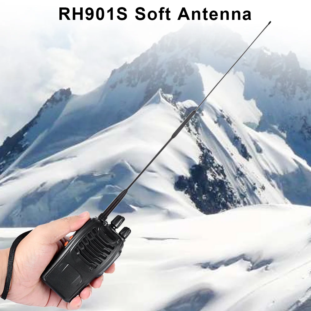 

Walkie-Talkie Dual Band Antenna Diamond RH-901S Full - Section Gain Hand UV-82 UV U1Z8 Antenna RH901S SMA-Male for Two Way Radio