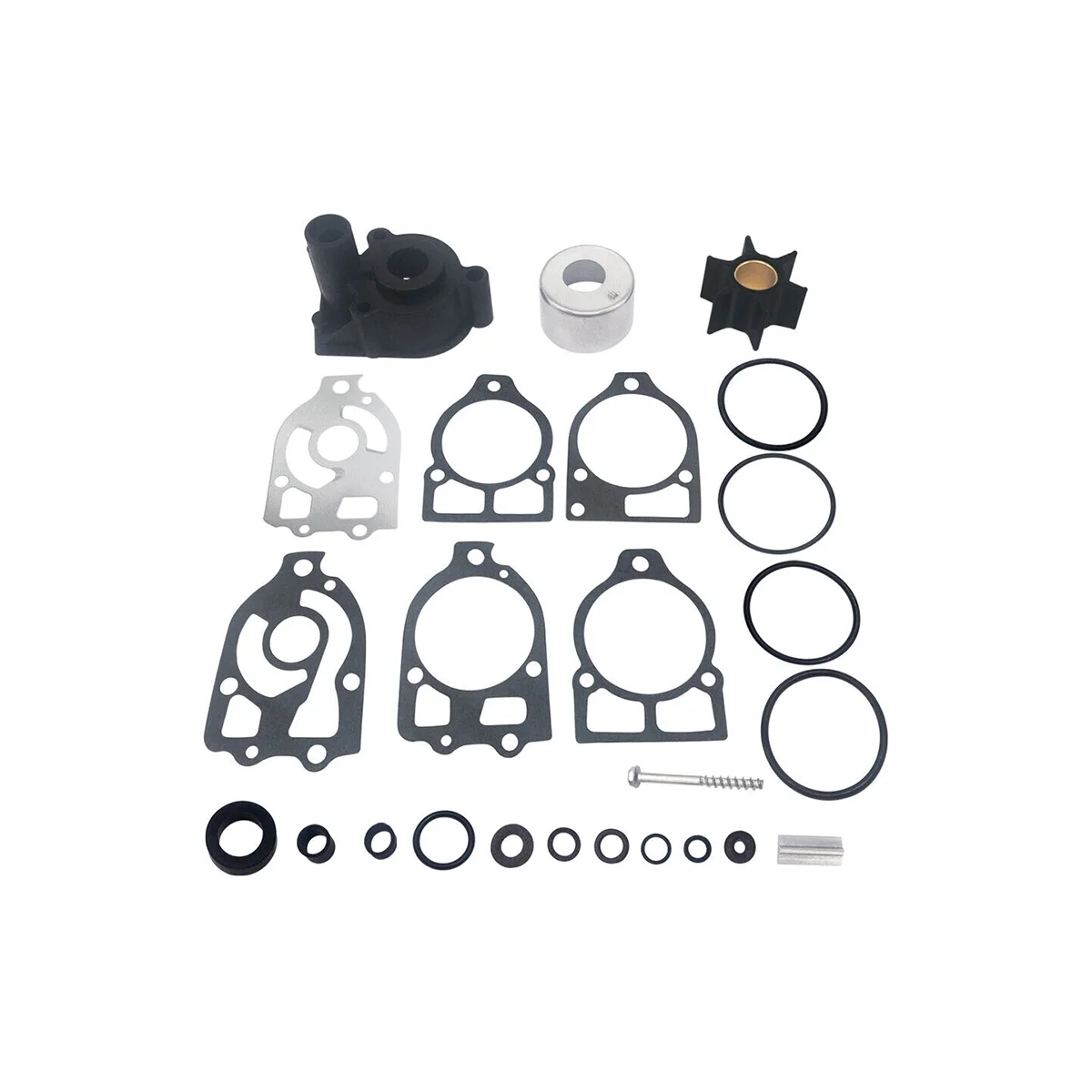 Water Pump Impeller Kit W Housing for Mercury 150/175/200HP Outboard 18-3517 46-96148A8 46-96148Q8