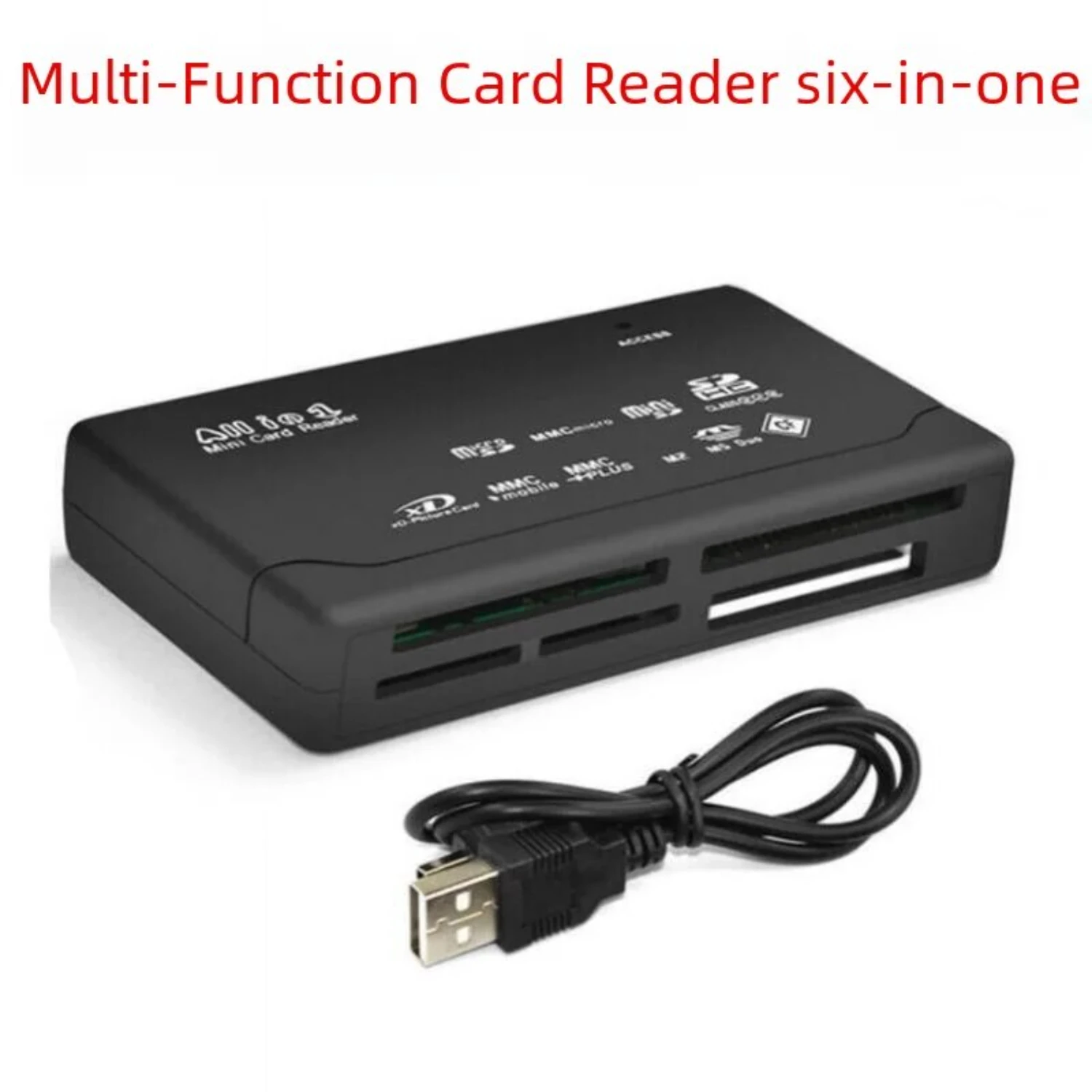 Usb Multi-functional Multi-in-one Mobile Phone Camera Memory Card Reader Six-port Password Box Reader Box