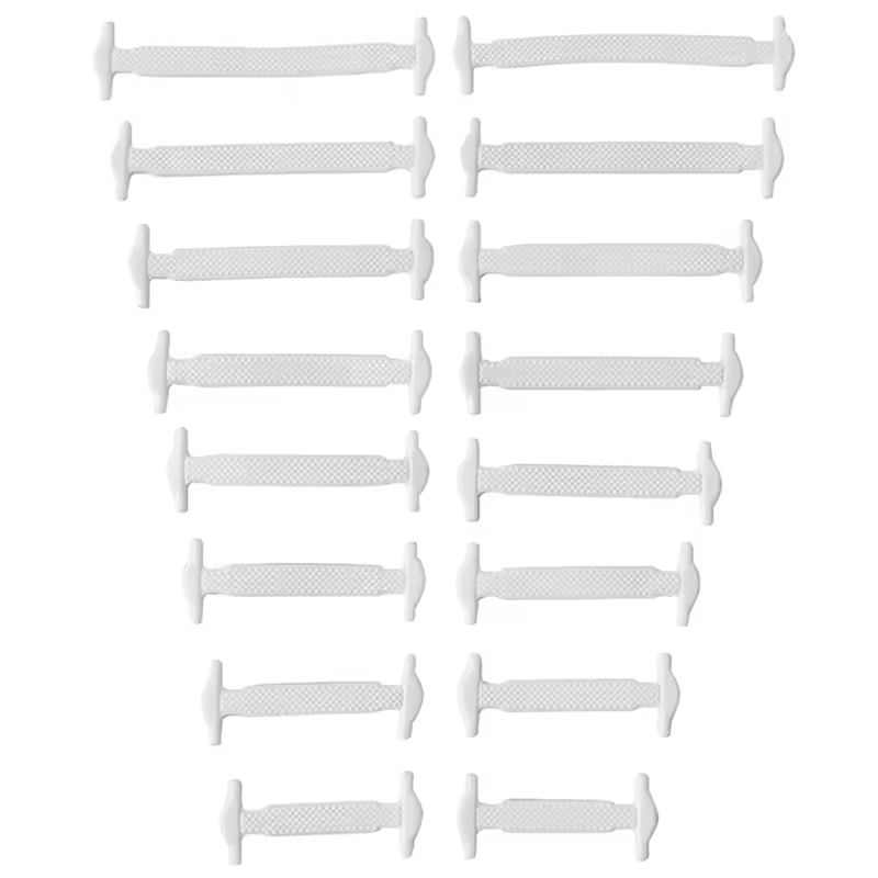 16pcs/lot Silicone Shoelaces No Tie Shoelaces 12 colors Elastic Lace Shoelace Creative Lazy Silicone Laces Rubber Lace - Image 7