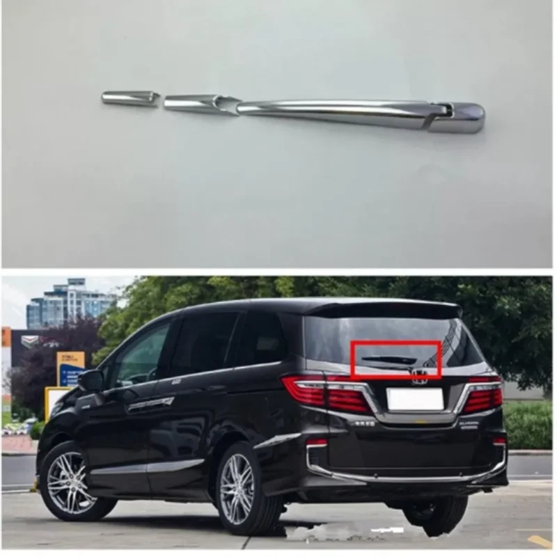 

For Honda ELYSION 2016-2019 Car Rear Window Rain Wiper Brush Trim Cover ABS Car Styling Moldings Decoration