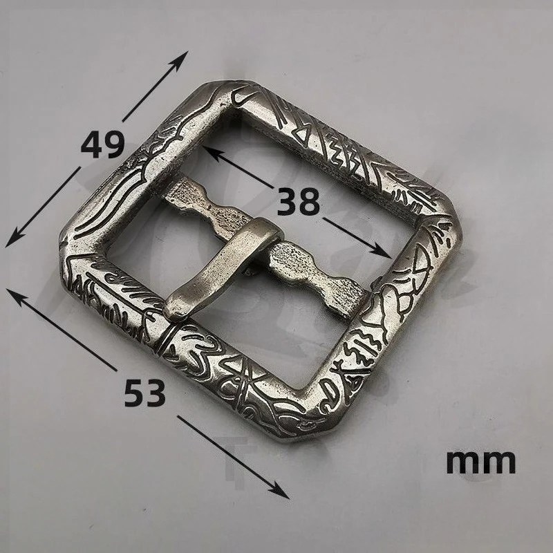 38mm Pure Copper Belt Buckle Leather Belt Brass White Copper Buckle Men's Belt Buckle Hebilla Cinturon Hombre Boucle Ceinture