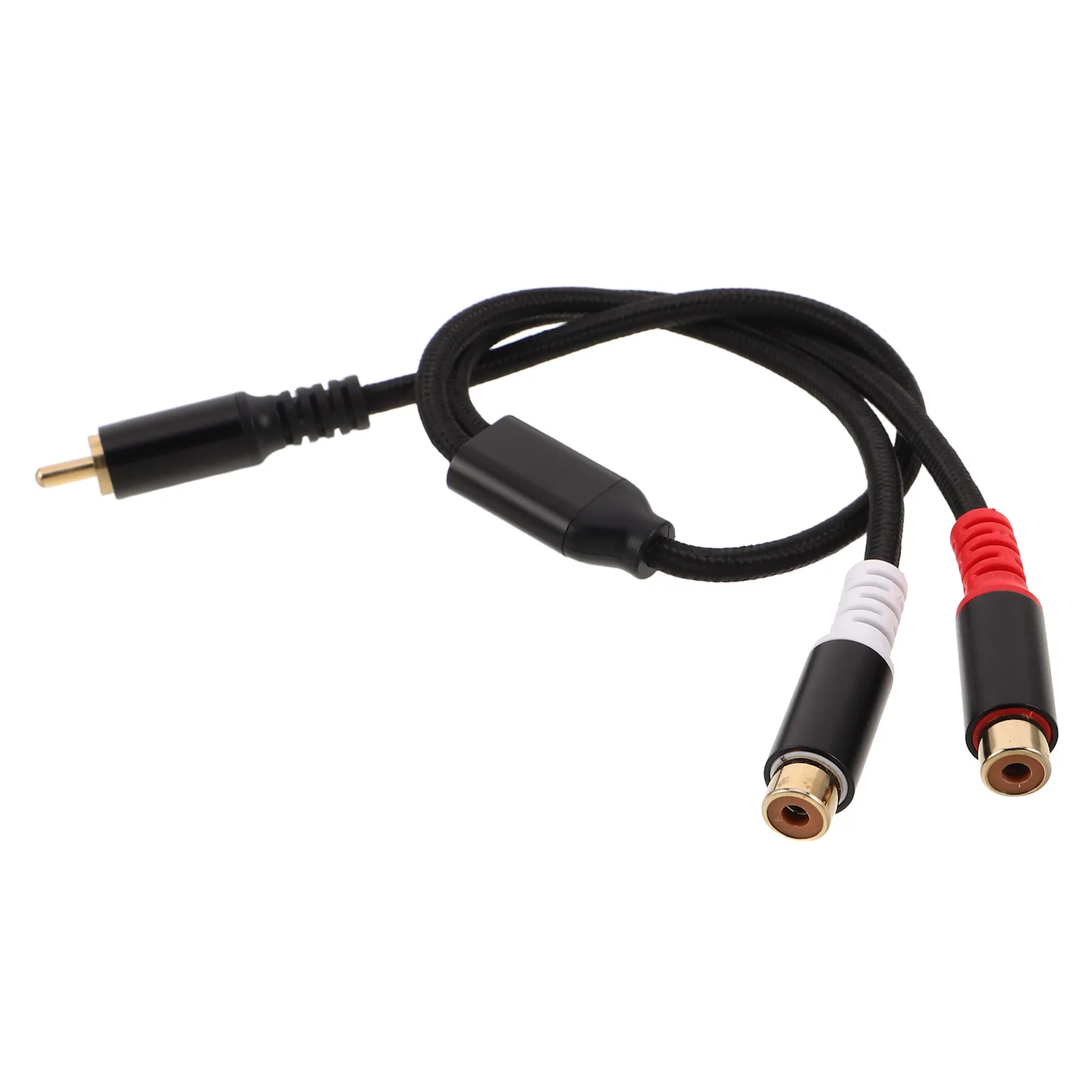 Male to Female Y Splitter Cable 0. Audio Splitter for Headphones Speakers Subwoofer Car Stereo Composite
