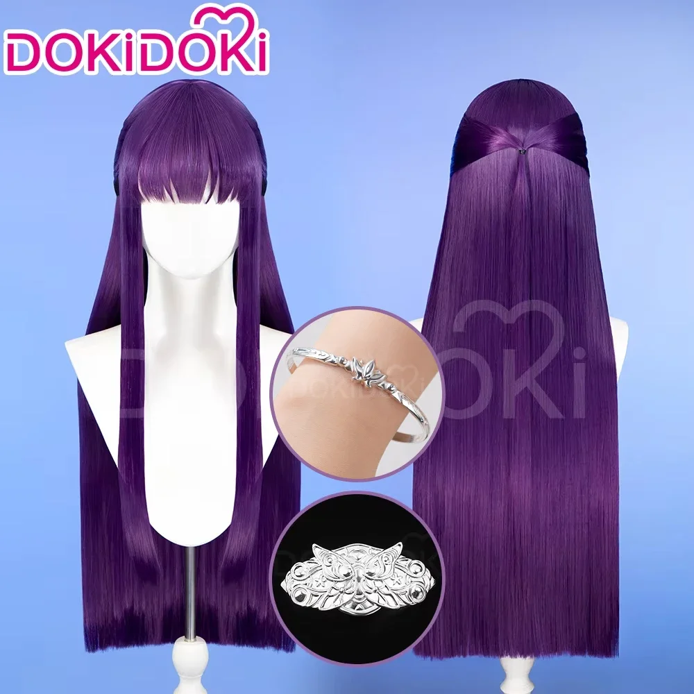 EN STOCK Frieren Aura Lugne Fern peluca Anime Frieren: Beyond Journey's End DokiDoki Halloween pelo blanco gris Clip de oreja gorra gratis