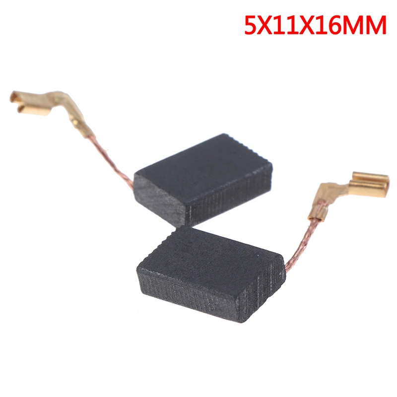 

2Pcs New 5X11X16MM Motor Electric Carbon Brushes for Makita 9553