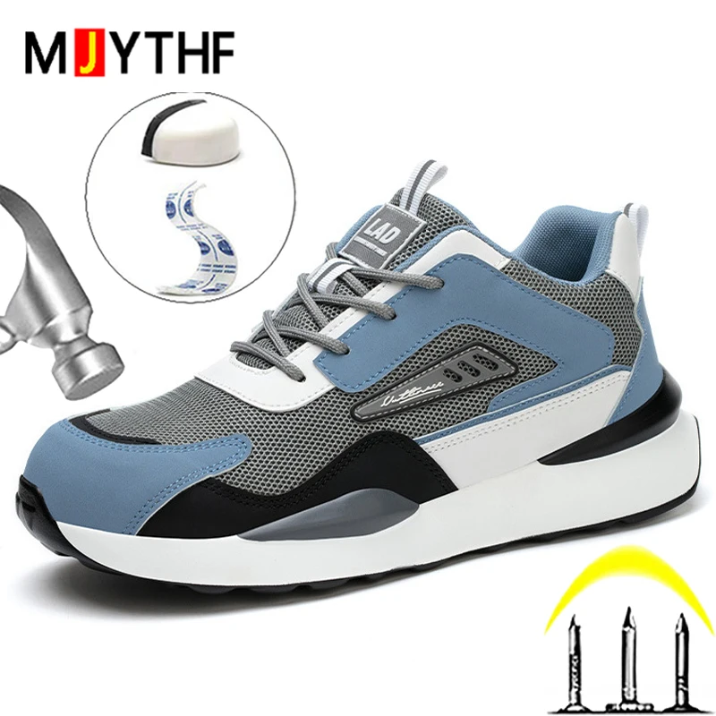 New10kV Insulated Shoes Men Composite Toe Safety Shoes Men Anti-smash Anti Puncture Work Shoes Sneakers Indestructible Shoes