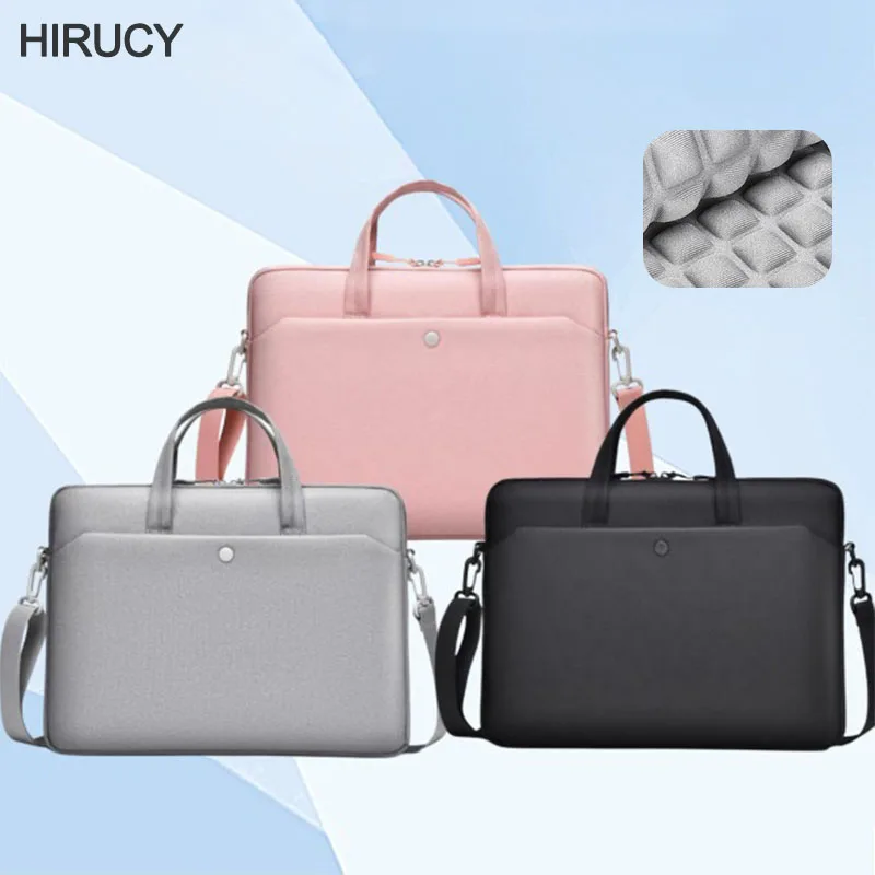 

Handbag Laptop Bag 13.3 14 15.6 16 Inch For MacBook Air ASUS Xiaomi Shockproof Laptop Sleeve Case Cover Notebook Accessory