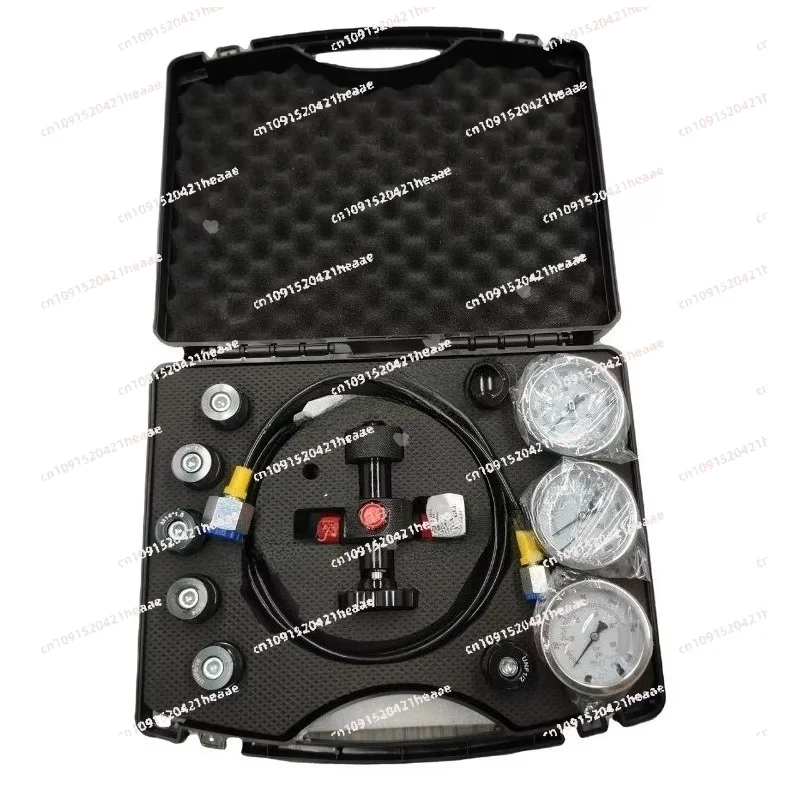 Suitable for Cylinder Inspection Set  7 in 1 Hydraulic Accumulator Nitrogen Charging & Pressure Test Kit Gas Inflation Tool