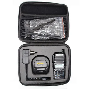 BAOFENG Walkie Talkie UV-82 UV82 UV-8D Motorola GP328 Two Way Radio Portable Hunting Bag Travel Carry Handbag Storage Box Case