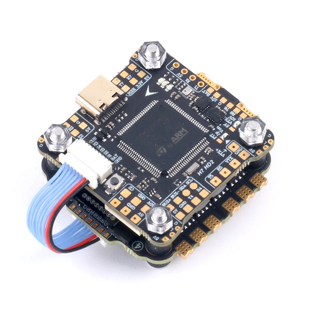 SKYSTARS H743 HD Flight Controller Single Gyro H7 X8 Betaflight With OSD & KO60 60A AM-32 128K 4IN1 ESC for FPV drones