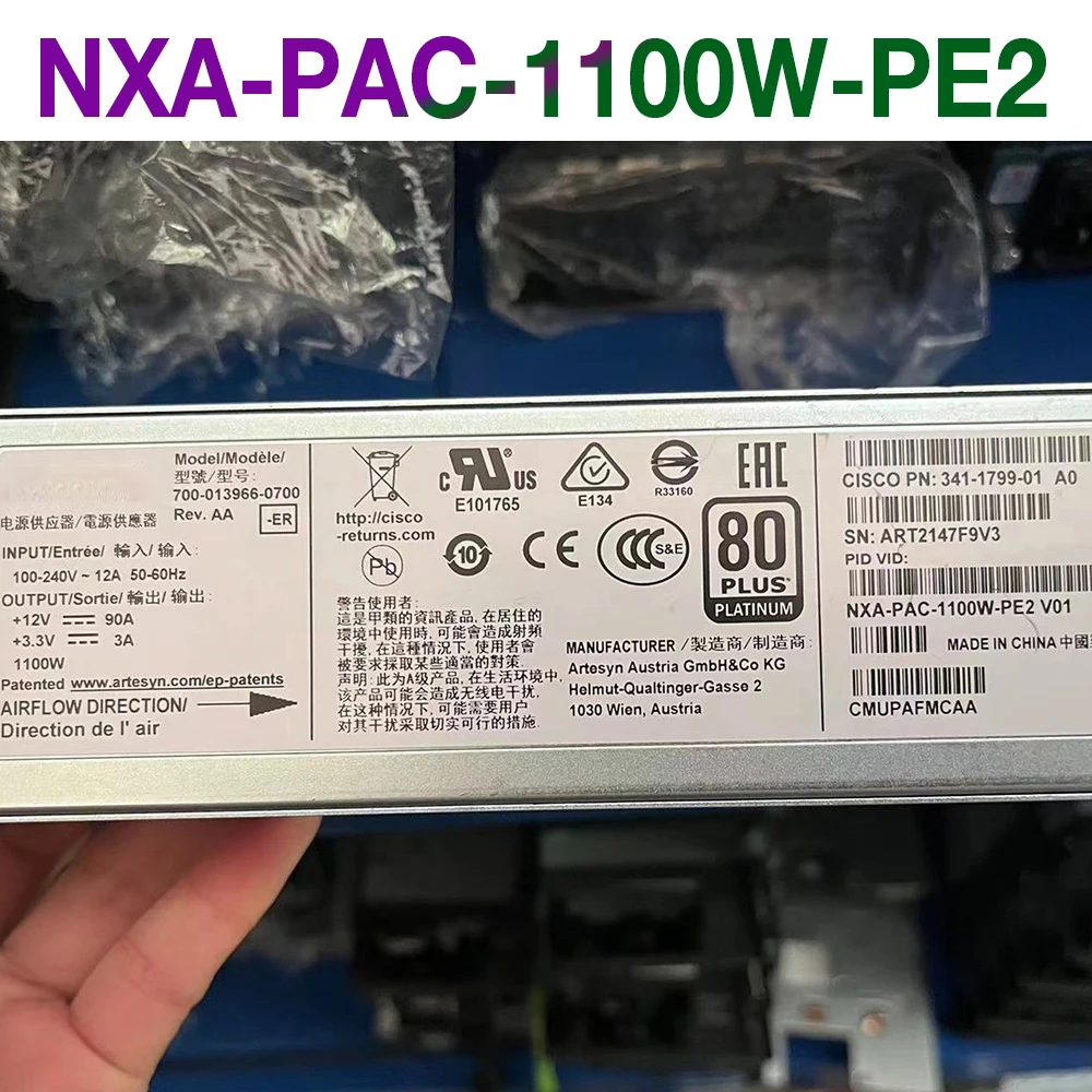 

Core Switch Power Module NXA-PAC-1100W-PE2