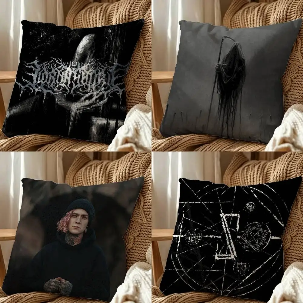 L-Lorna Shore Pain Remains Square Pillow Case Multi Sizes For Car Home Bedroom Decor Custom Valentine Gifts
