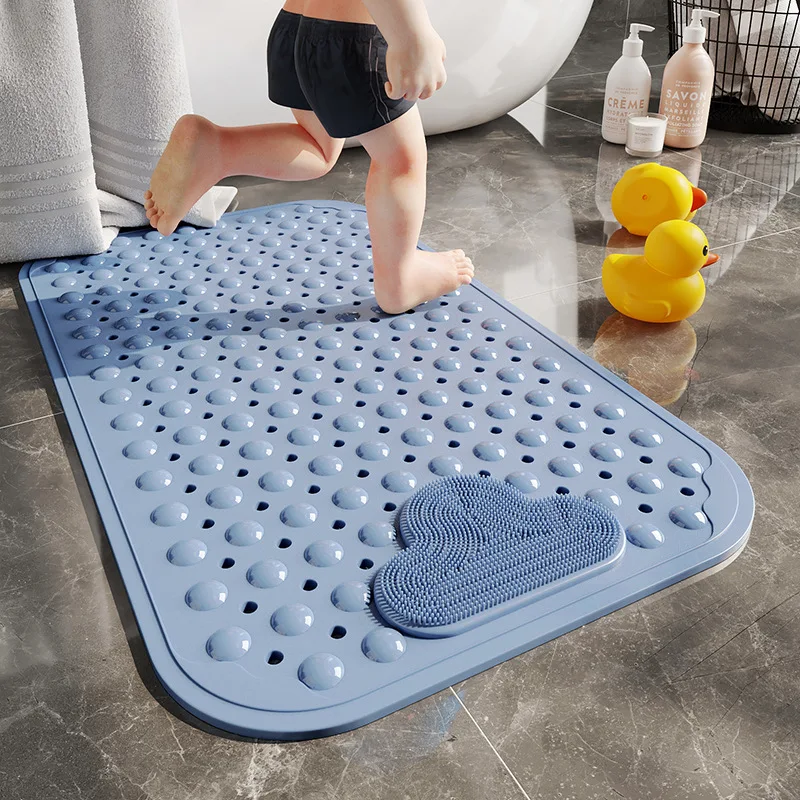 EIFLOY Rubber Shower Mat Anti Slip in Bathroom Suction Cup Scrub Inside Shower Foot Mats for Home Waterproof and Drop-proof