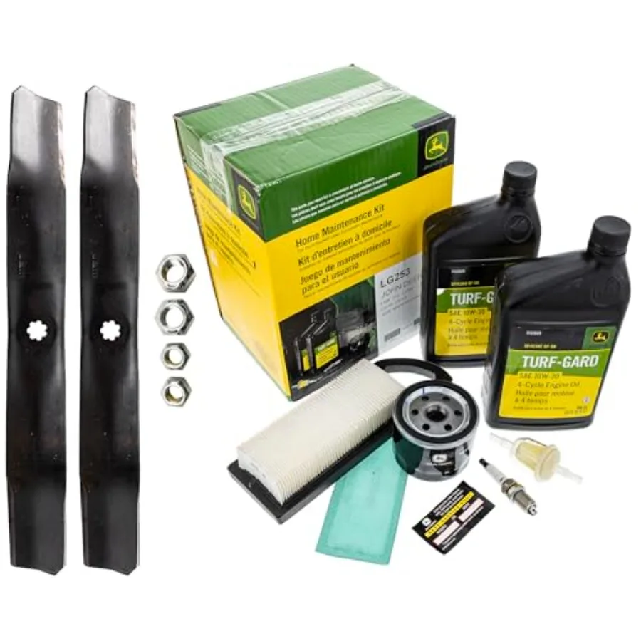 

Original Equipment Model LA105 Maintenance Kit + Highlift Blades for Heavy-Duty Performance Durable Steel Construction Black Fi