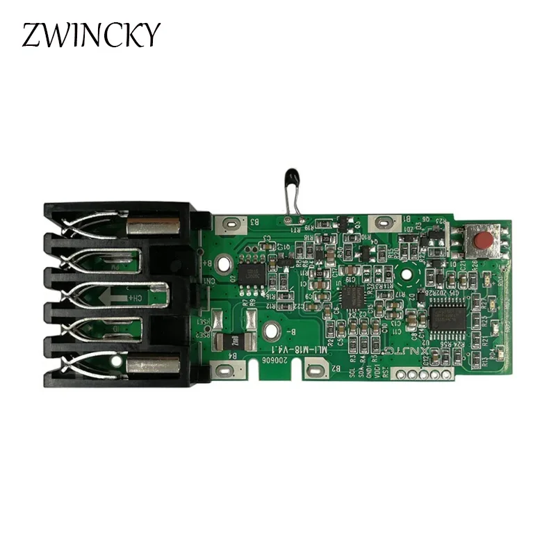 ZWINCKY dla M&18 płytka drukowana PCB płytka zabezpieczająca ładowanie dla Milwaukee 18V akumulator litowo-jonowy część naprawcza akcesoria