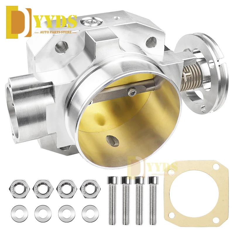 

Aluminum 70mm Throttle Body Valve For Honda B16 B18 D16 F22 B200 D/B/H/F EF EG EK H22 D15 S2000 Intake Manifold CNC Performance