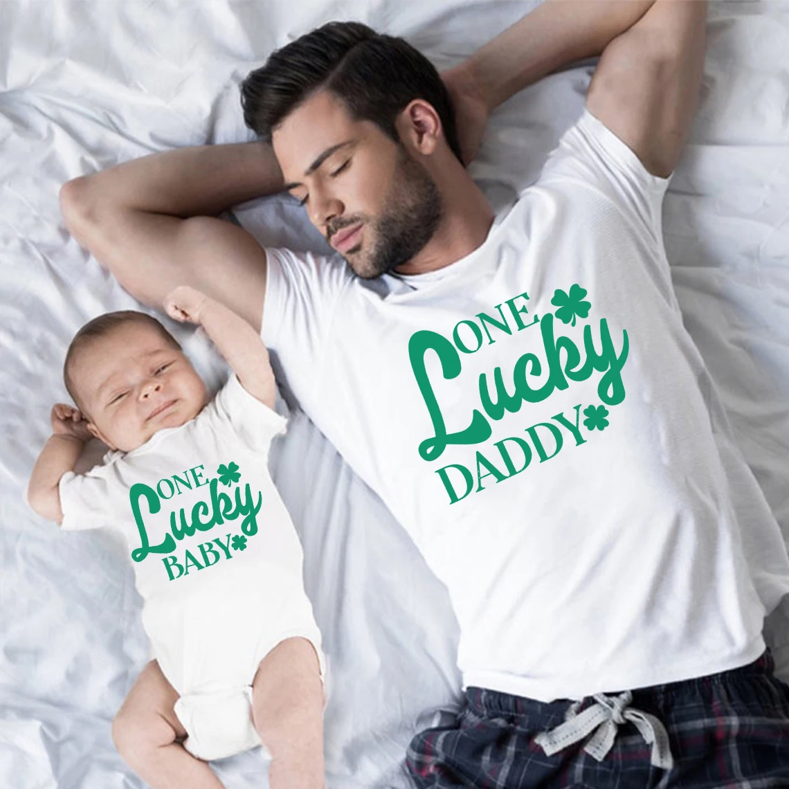 

Personalized Lucky Family Shirts Custom Dad Baby St Patricks Day Tee St.patrick's Day Family Tshirts Boys Clothes