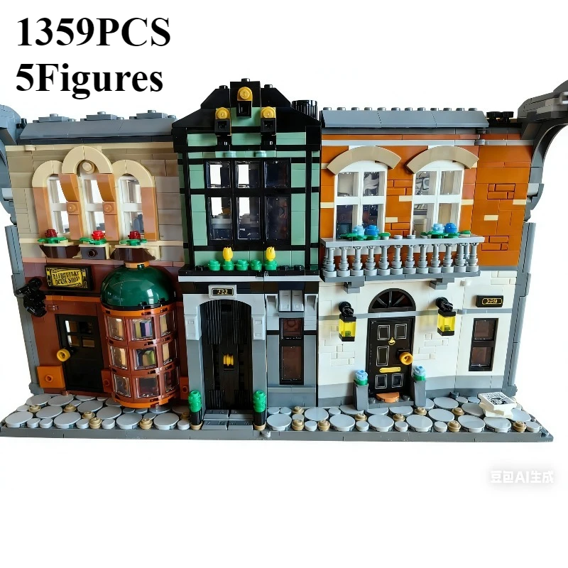 Disney 2026 New 1364pcs Decoration Street Conspiracy Inference DIY Building