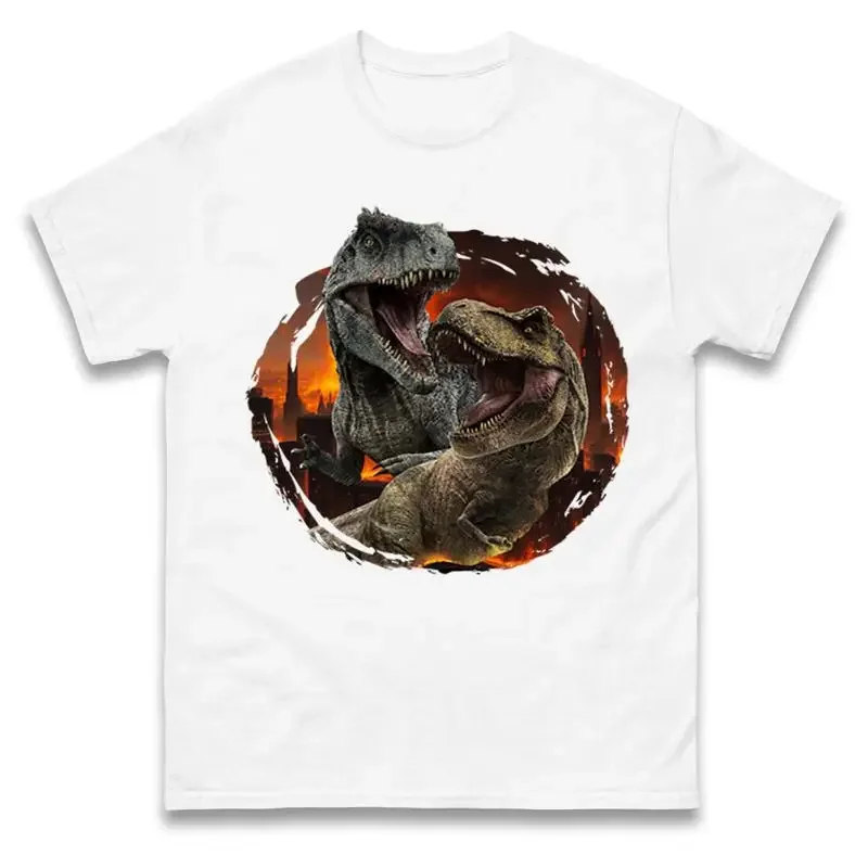 Dinosaur Battle T Shirt Rex Vs Raptor Top