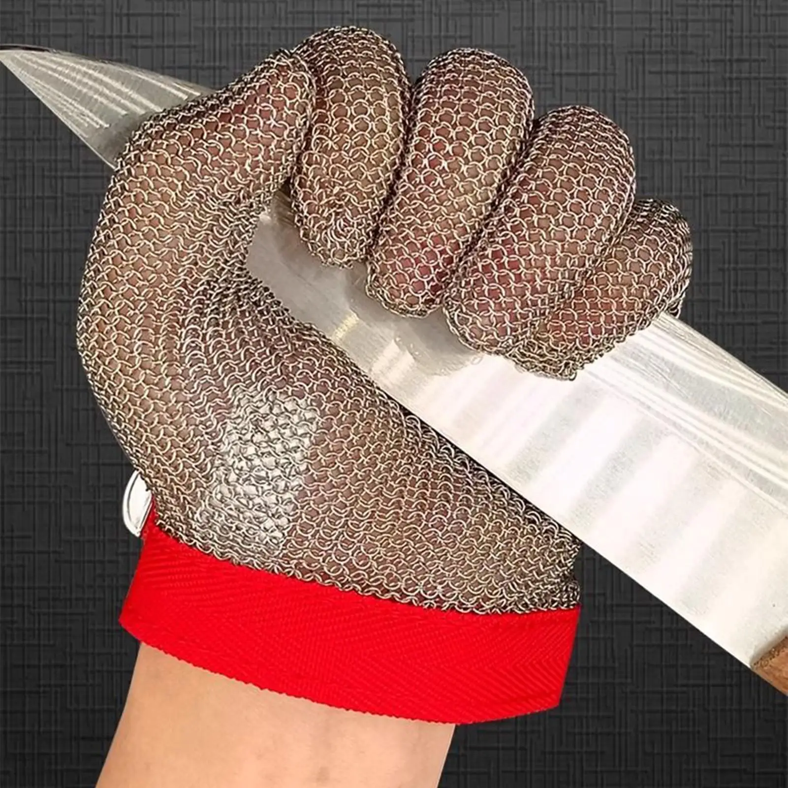 

Рабочие перчатки из нержавеющей стали с защитой от порезов, металлическая сетка, защита от порезов, перчатки для мясников и рабочих.