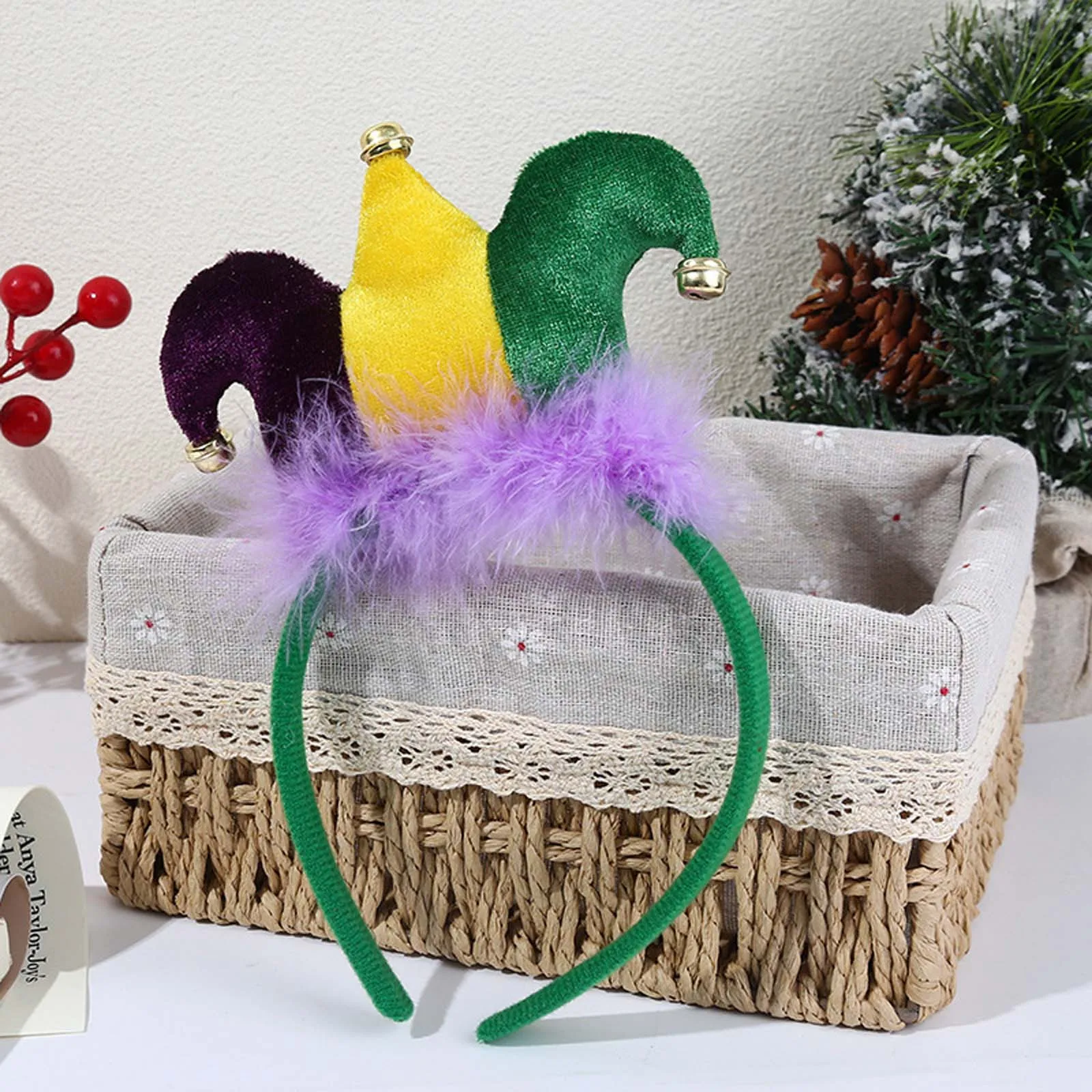 أطفال عيد الميلاد عقال مهرج أغطية الرأس قبعة مضحكة لمهرجان حفلة تنكرية تأثيري اللباس التبعي #4