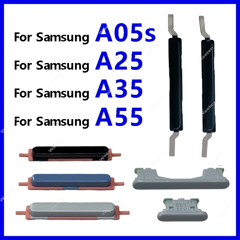 

Power On / Off Side Button For Samsung Galaxy A05s A25 A35 A55 A057F A256B A356B A556B Adjust the volume Button Side key Parts