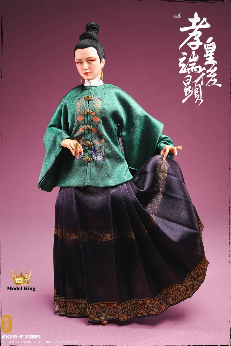 Collectible KLG-EX005 1/6 Scale Chinese Ancient Ming Dynasty Empress Xiaoduan Xian Full Set For 6'' Action Figure Body Model