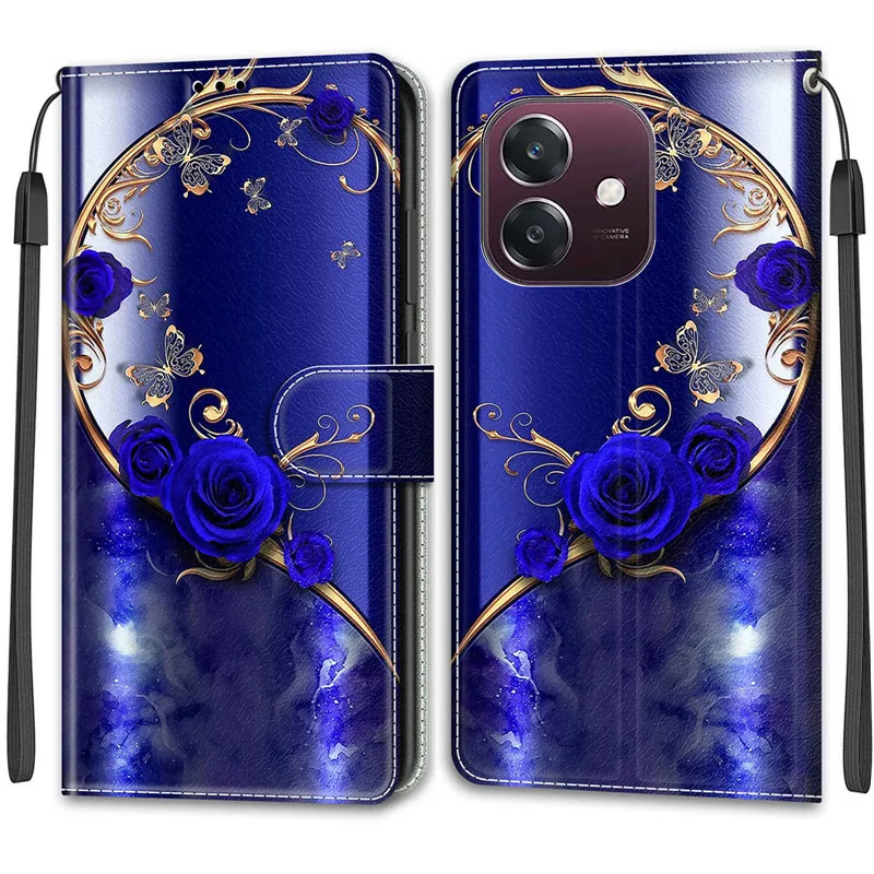 Wallet Leather Phone Case For OPPO A40 A60 A38 A58 A78 4G A59 A79 A3X A3 5G Coque Magnetic Flip Cover Stand Book Painted Cases