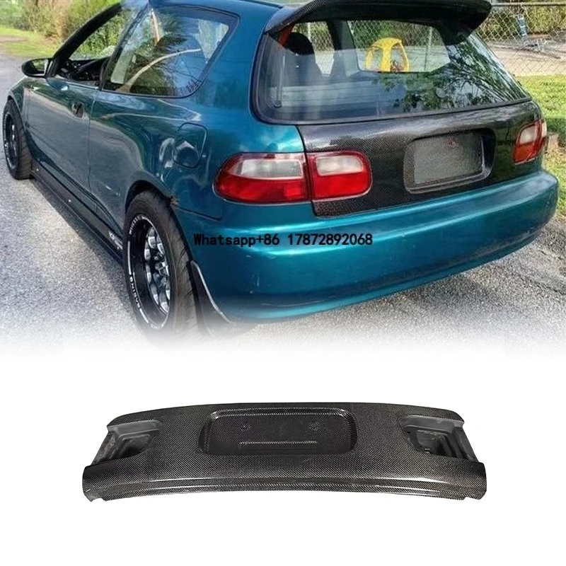

For 1991-1995 EG OEM-Style Boot Lid Carbon Fiber Trunk Lid Lightweight Tailgate