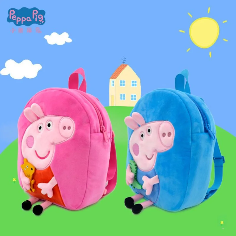 Peppa Pig 3-6 jaar Serie Cartoon Anime Mode Persoonlijkheid Knuffel Kinderen Vrije tijd Leuke Kleuterschool Rugzak Vakantiecadeau