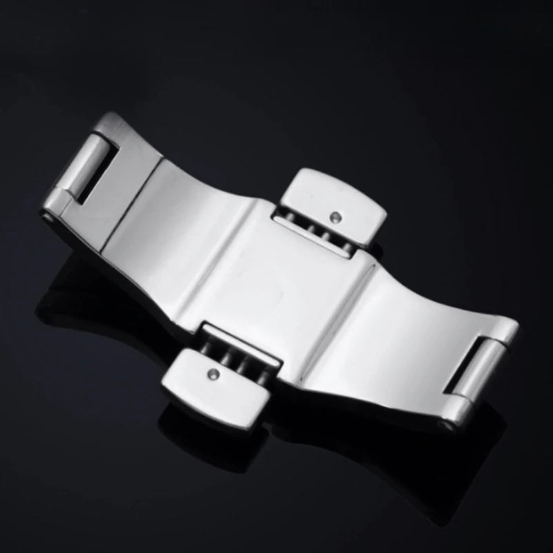 3/4.5/6mm Watch Buckle Part for Tissot T1853 T035617 T035439 Butterfly Button Strap Buckle Metal Clasp 15/17/19/21/22/23/25/27mm