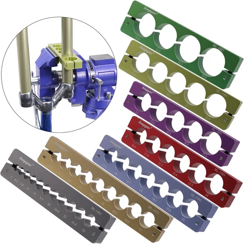 Imagen 2 del producto HEPPE soporte de amortiguador de suspensión trasera para bicicleta, abrazadera de reparación de horquilla delantera, soporte de tubo de 5-35mm, herramienta de reparación multifuncional para coche y bicicleta