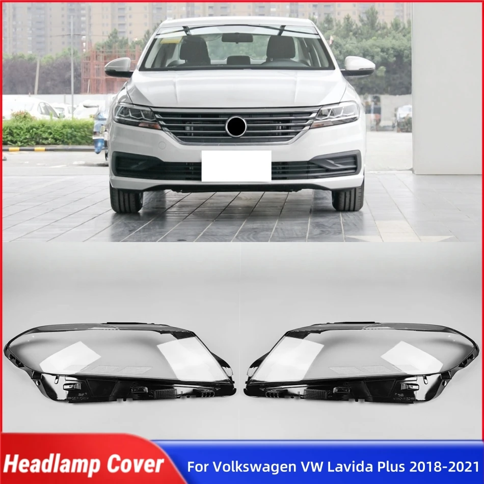 

Для Volkswagen VW Lavida Plus 2018 2019 2020 2021, передняя фара автомобиля, крышка объектива, абажуры, фары, стекло