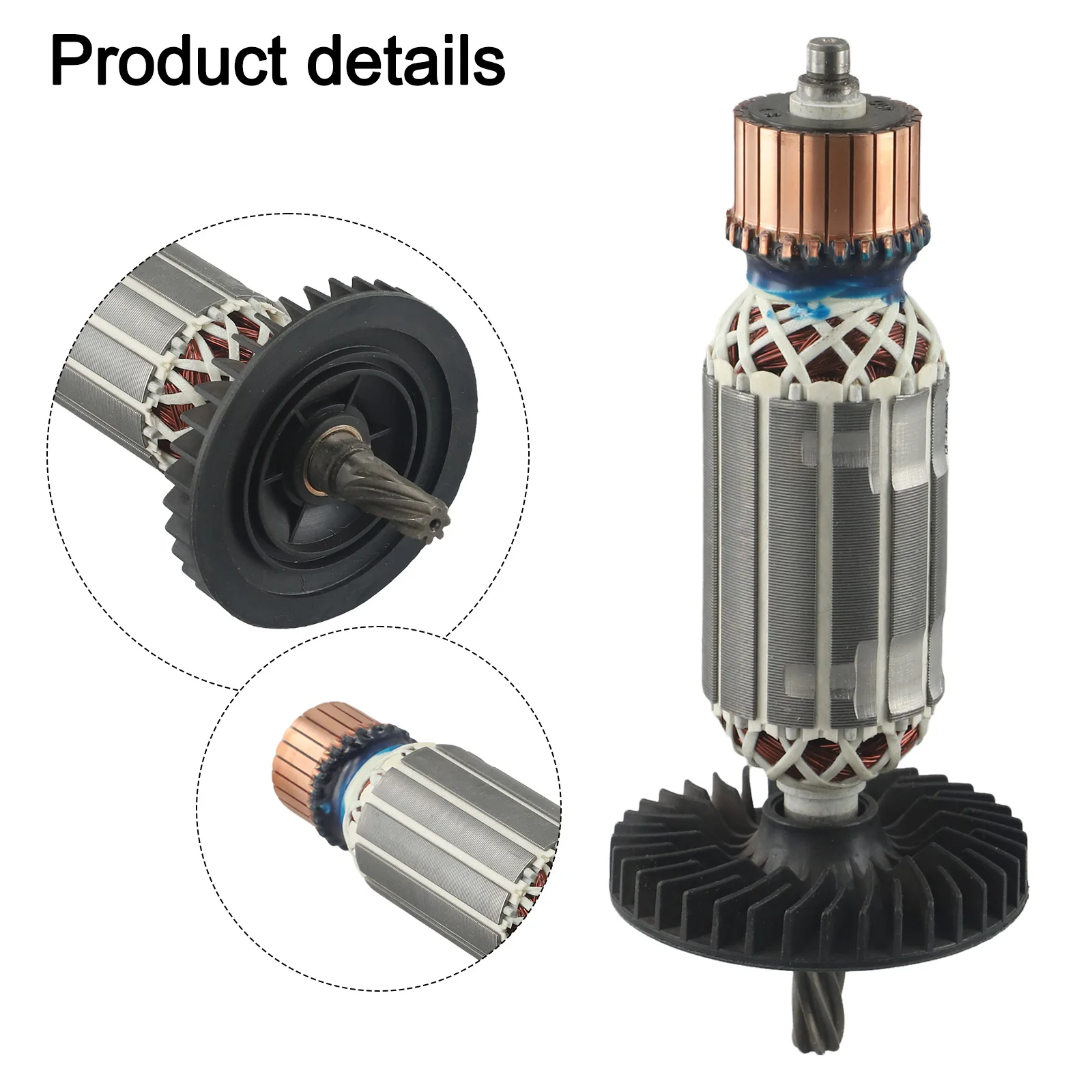 

Circular Saw Rotors Amature Rotor Accessories Easy Installation Parts Replacement Tool Replacement For 1619P06345