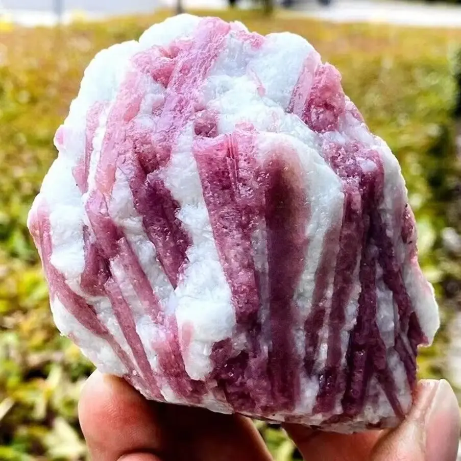 Venta al por mayor, gran oferta, piedras curativas de cristal de piedras preciosas naturales, espécimen de turmalina roja rugosa, artesanías de cristal de piedra cruda rosa