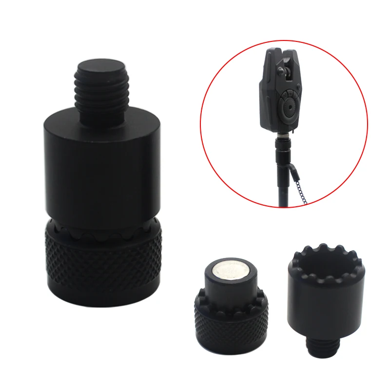 4PCS Carp Fishing Tool Metal Fishing Alarm Quick Release Connector Adapter Fishing Rod Alarm Connector Alert Warning Accessories