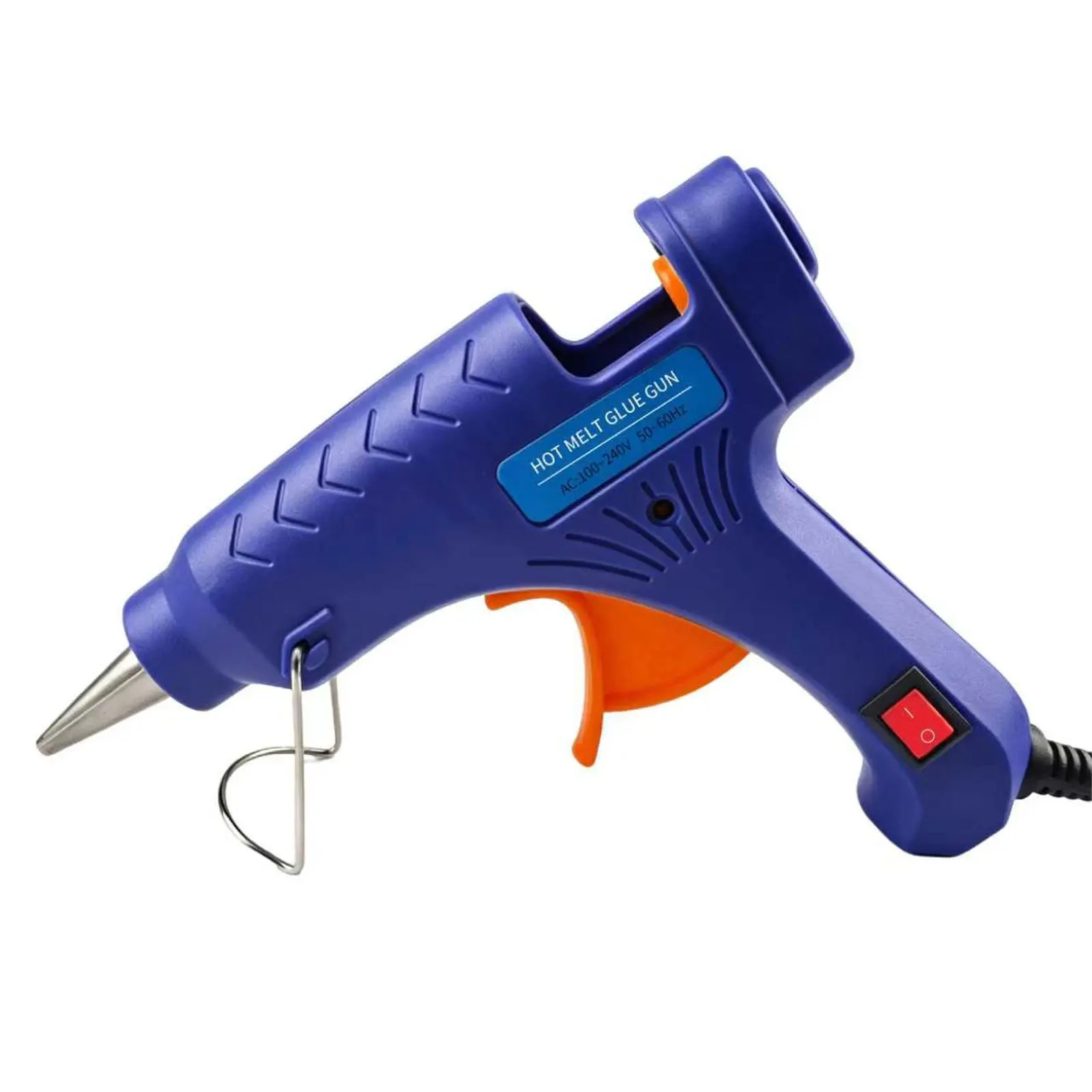 DIY Mini Hot Glue Gun Dual Wattage 20W 100W LED Indicator Retractable Stand for Crafts Home Repair