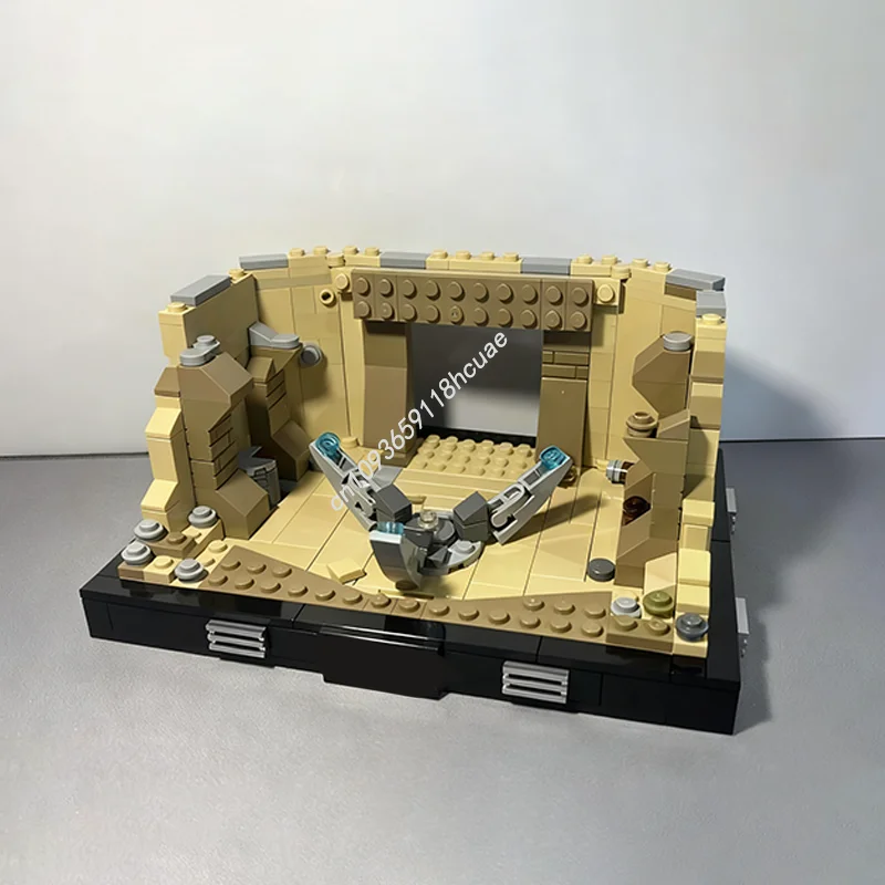 404 stücke MOC Revan Malak Finden Stern Karte Dantooine Tempel Diorama Schlacht Modell Bausteine DIY Spielzeug Bildung Weihnachten Geschenke