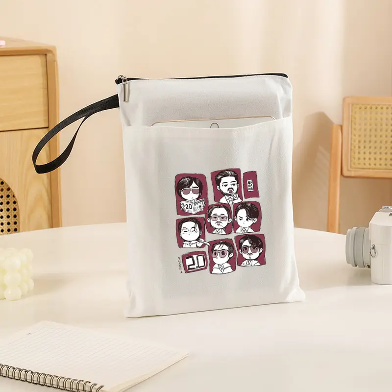 

Arirang World Tour 2026 Student Book File Bag Makeup Bag School Office Supplies Miscellaneous Storage Organizer Kpop Fan Gift