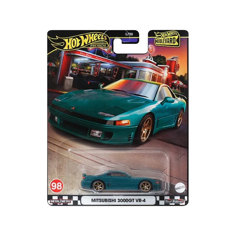 2024 Hot Wheels GJT68 Premium Boulevard 20 #96-100 Toyota Gr Fiat 500D Nissan Skyline Lamborghini Countach 1/64 Car Model Toys